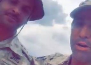 فيديو.. فايز المالكي مع المرابطين في الحد الجنوبي.. وردة فعل جندي فوجئ به بجواره