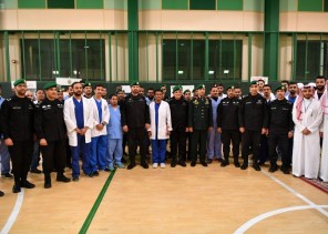 رئيس الحرس الملكي يدشن حملة للتبرع بالدم والتثقيف الصحي والتأمين الطبي