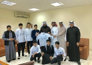 الزيدان يدشن فريق ثانوية أحد التطوعي تحت شعار تطوعي عبادة