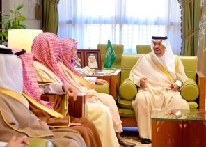 سمو أمير منطقة الرياض يستقبل عدد من أصحاب المعالي والفضيلة والمسؤولين وأعضاء مجلس المنطقة