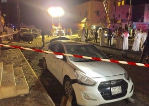 الدفاع المدني ينشر صوراً للأضرار التي حدثت إثر عملية اعتراض صاروخ في نجران.. ويوضح تفاصيل الإصابات