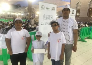 500 وجبة في المسجد النبوي صدقة عن شهداء الوطن