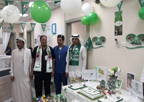 مركز الرعاية الصحية الأولية《بخضيرة 》يحتفل باليوم الوطني 88