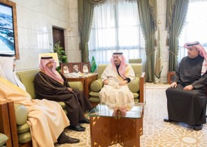 أمير ⁧الرياض يستقبل ‬⁩نائب وزير النقل لشؤون الطرق