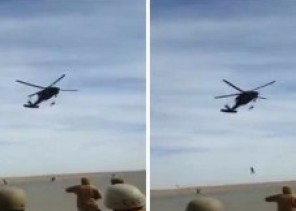 سقوط جندي من طائرة تدريب “الكوماندوز” بتبوك