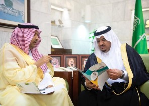 نائب أمير منطقة الرياض يستقبل المشرف العام على جمعية خيرات لحفظ النعمة