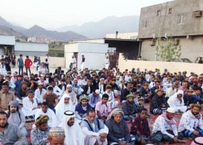 رئيس مركز عمود يتقدم المصلين في صلاة عيد المبارك 1440هـ