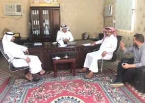 رئيس مركز طلعة عمار يستقبل رئيس بلدية زلوم