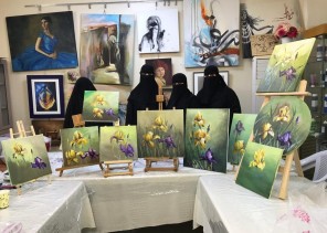 فريق همسات الثقافي نفذ ورشة فنية تدريبية في الفن التأثيري