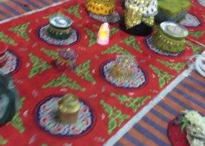 المصممه البلوي تبدع بلوحات فنيه بمهرجان ليالي الجوف الرمضانية