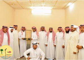 الإعلامي غانم الويفي يستضيف رجال الأعمال والشخصيات في استراحته الخاصة بحائل