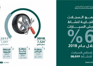 التجارة : زيادة السجلات التجارية المصدرة لنشاط الإلكترونيات بنسبة 17 %
