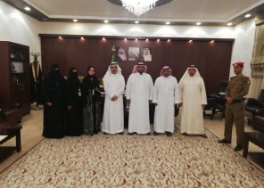 محافظ الجموم يستقبل مديرة التثقيف الإكلينيكي بمكة المكرمة