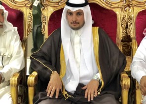 احتفال الأستاذ عواد بن مضيان بليلة العمر وسط الأهل والأصدقاء