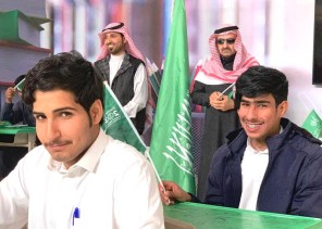 طلاب هديب يتفاعلون و يستنكرون الهجوم الإرهابي بالزلفي