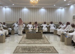 زيارة الشيخ فهد بن رويبح العرعري شيخ قبيلة العراعره من بني رشيد الى أبناء الشيخ / صالح بن درويش بن هون رحمة الله