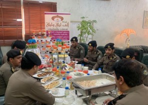 قيادة أمن الطرق بمنطقة الجوف تعايد منسوبيها