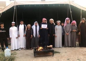 متوسطة سهل بن قيس بالرياض تُقيم حفل الخيمة الشعبية لطلابها