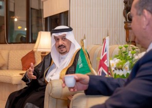 أمير منطقة الرياض يشرف حفل سفارة بريطانيا بمناسبة ذكرى اليوم الوطني