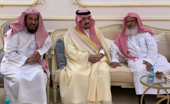 سمو أمير الرياض يعزي أسرة النشوان