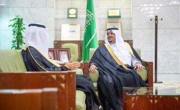 الأمير محمد بن عبدالرحمن يستقبل مدير فرع وزارة النقل بمنطقة الرياض