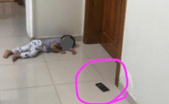 موقف غريب.. طفل يحتجز والدته 4 ساعات بالمطبخ.. ومدني المدينة يتدخل