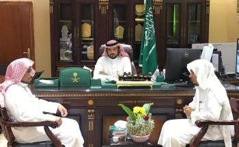 محافظ الدرب يستقبل رئيس المكتب التعاوني وتوعية الجاليات في المحافظة