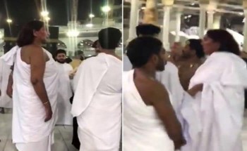 موقف غريب امرأة ترتدي إحرام الرجال داخل المسجد الحرام