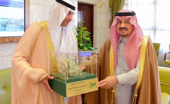 أمير الرياض يستقبل الرئيس التنفيذي للشركة السعودية للقفز المظلي