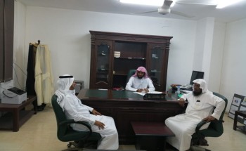 رئيس محكمة صامطة يستقبل مدير إدارة المساجد بالمحافظة