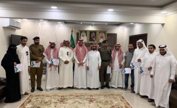 السلامة يكرم لجان اليوم الوطني بصوير