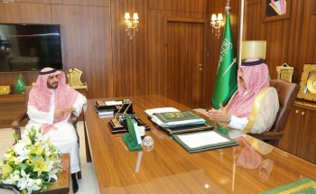 أمير حائل ونائبه يستقبلان مدير شرطة المنطقة الجديد