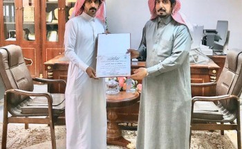 محافظ ضرية “صالح بن مبارك الشعمل‬⁩” يكرم فريق صقاقير ضرية