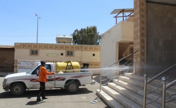 الدعوة والإرشاد بالباحة تدشن مبادرة مركز الحسام للخدمات الإنسانية لتنظيف وتعقيم المساجد في بلجرشي