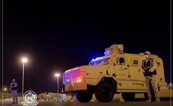 صور.. “الحرس الوطني” ينتشر في شوارع عنيزة.. ويوجه رسالة للأهالي