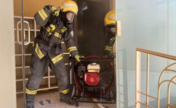 مدني عنيزة يخمد حريق في مسجد بحي القادسية