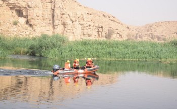 الدفاع المدني بالرياض يباشر سقوط شخص في مجرى وادي الحاير