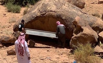 العثور على مفقود الغار في هذه الحالة أعلى جبال”عِقدة” بحائل – فيديو