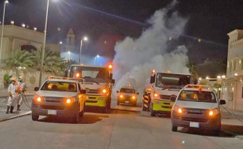 أمانة الشرقية تقوم بـ 868 جولة رقابية وتعقم وتطهر 1080 موقع أمس الثلاثاء