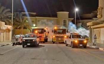 أمانة الشرقية: (870) جولة رقابية وتطهير وتعقيم (980) موقع