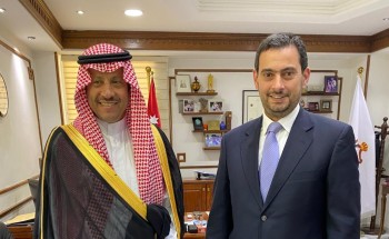 معالي وزير الصناعة والتجارة الأردني يلتقي سفير المملكة لدى الأردن