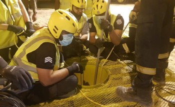 مدني النبهانية ينتشل طفل من بئر أرتوازي يقع في رفايع الهبيرية