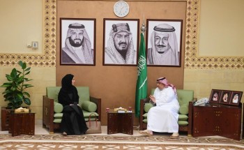 وكيل إمارة الرياض يستقبل رئيسة الجامعة السعودية الإلكترونية