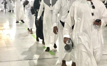 شاهد: أول فيديو لحظة وصول الحجاج إلى المسجد الحرام لأداء طواف الوداع