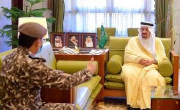 سمو أمير منطقة الرياض يستقبل قائد القوات الخاصة للأمن البيئي بالمنطقة