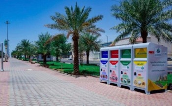 تركيب حاويات لفرز النفايات بالمدينة المنورة