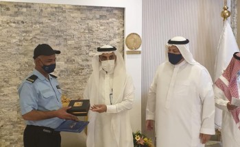 معالي محافظ المؤسسة العامة للتدريب التقني والمهني الفهيد يُكرم منسوبي وحدة الأمن