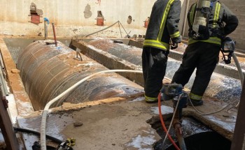 الدفاع المدني بالأسياح يباشر حادث وميض لحظي في خزانات وقود بمحطة محروقات .. والكشف عن عدد المصابين
