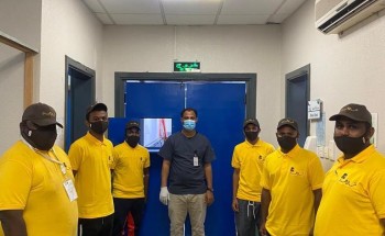 فريق ابشر بِنَا بالقحمة يقوم بتنفيذ مبادرة التبرع بالدم