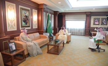 سمو نائب أمير جازان يستقبل رئيس القطاع الجنوبي بشركة المياه الوطنية..